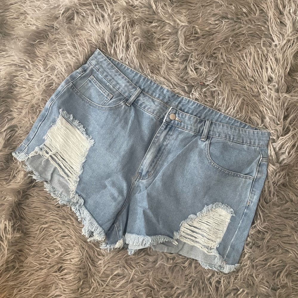 Shein denim shorts. Never worn, can’t return due to item being a final sale